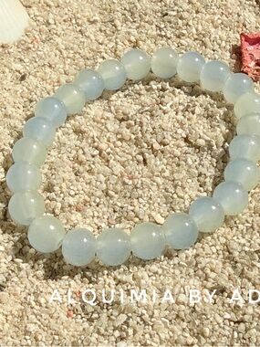 Alquimia Pale Seafoam Jade Beaded Bracelet